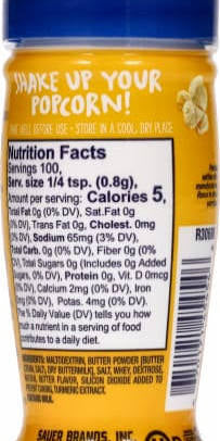 Kernel Season's Butter Popcorn Seasoning, 2.85 oz. — product image 4