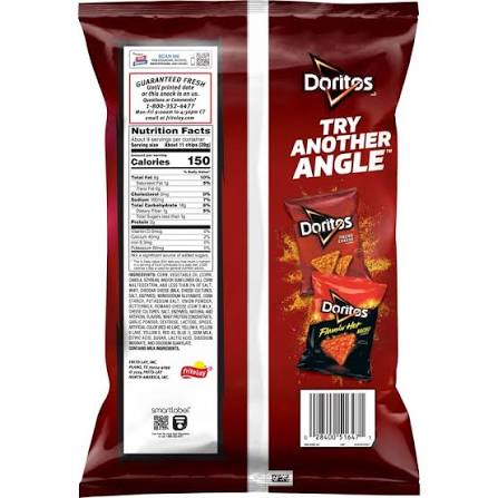 Doritos Spicy Nacho Flavored Tortilla Chips, 9.25 oz. — product image 2