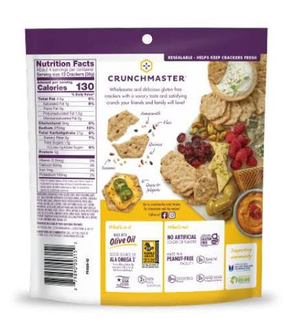 Crunchmaster Classic Multi-Seed Queso Rice Crackers, 4 oz. — product image 2