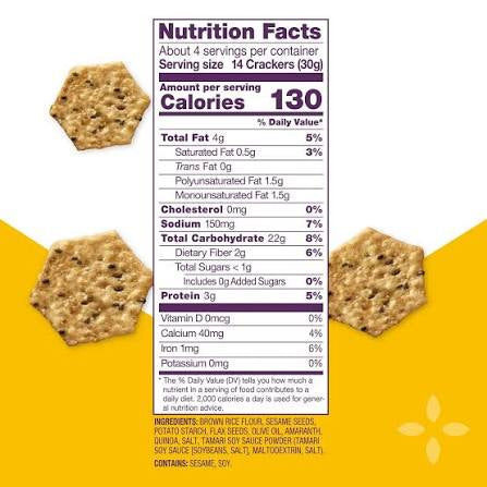 Crunchmaster Classic Multi-Seed Queso Rice Crackers, 4 oz. — product image 3