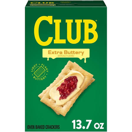 Club Extra Buttery Crackers, 13.7 oz.