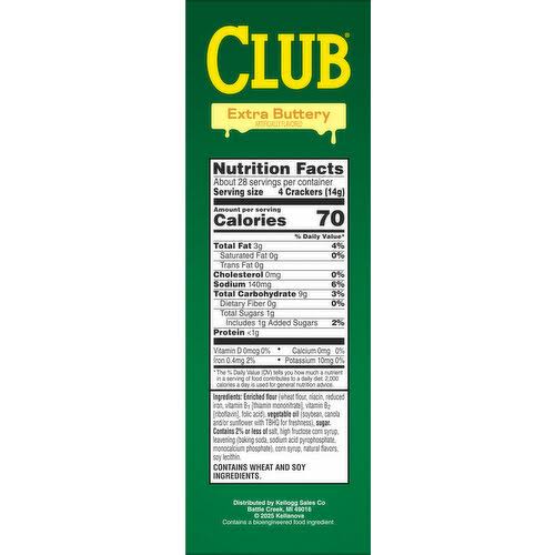 Club Extra Buttery Crackers, 13.7 oz. — product image 3