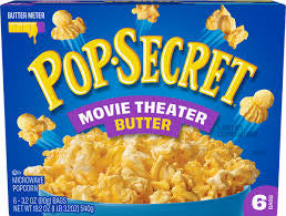 Pop-Secret Movie Theater Butter Microwave Popcorn, 19.2 oz.