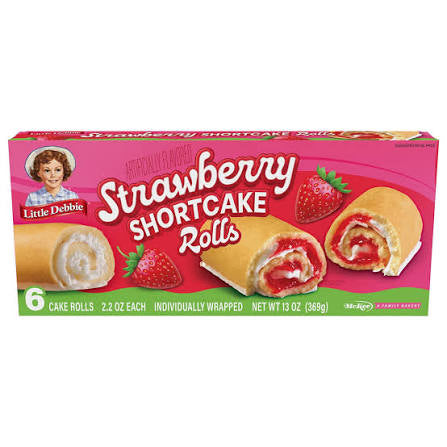 Little Debbie Strawberry Shortcake Cake Rolls, 13 oz.