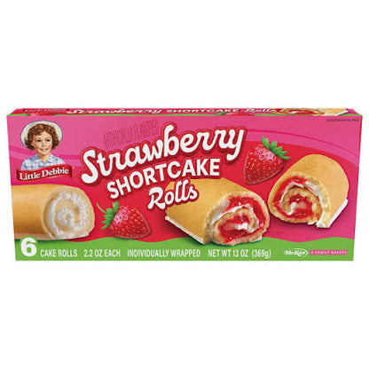 Little Debbie Strawberry Shortcake Cake Rolls, 13 oz.