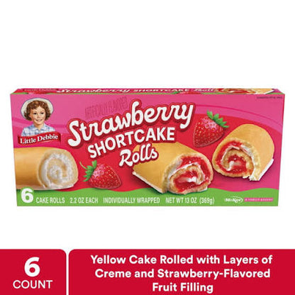 Little Debbie Strawberry Shortcake Cake Rolls, 13 oz. — product image 2