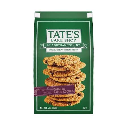 Tate's Bake Shop Oatmeal Raisin Cookies, 7 oz.