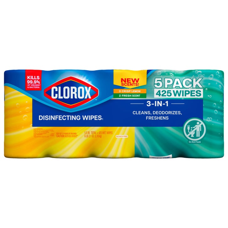 Clorox Disinfecting Wipes Variety Pack, 85-Count, 5-Pack
