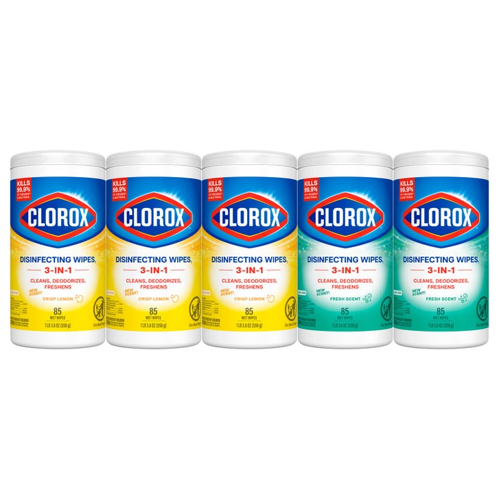 Clorox Disinfecting Wipes Variety Pack, 85-Count, 5-Pack