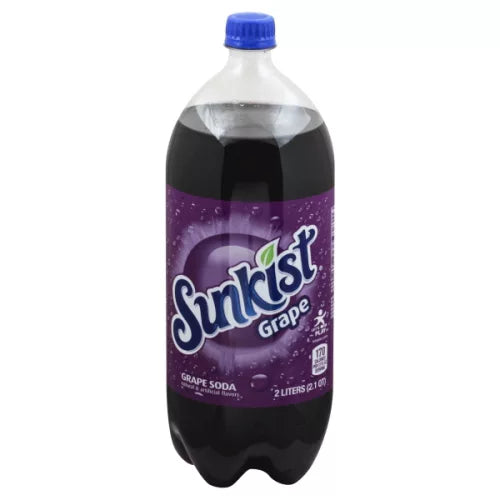 Sunkist Soda, Grape 2 liter