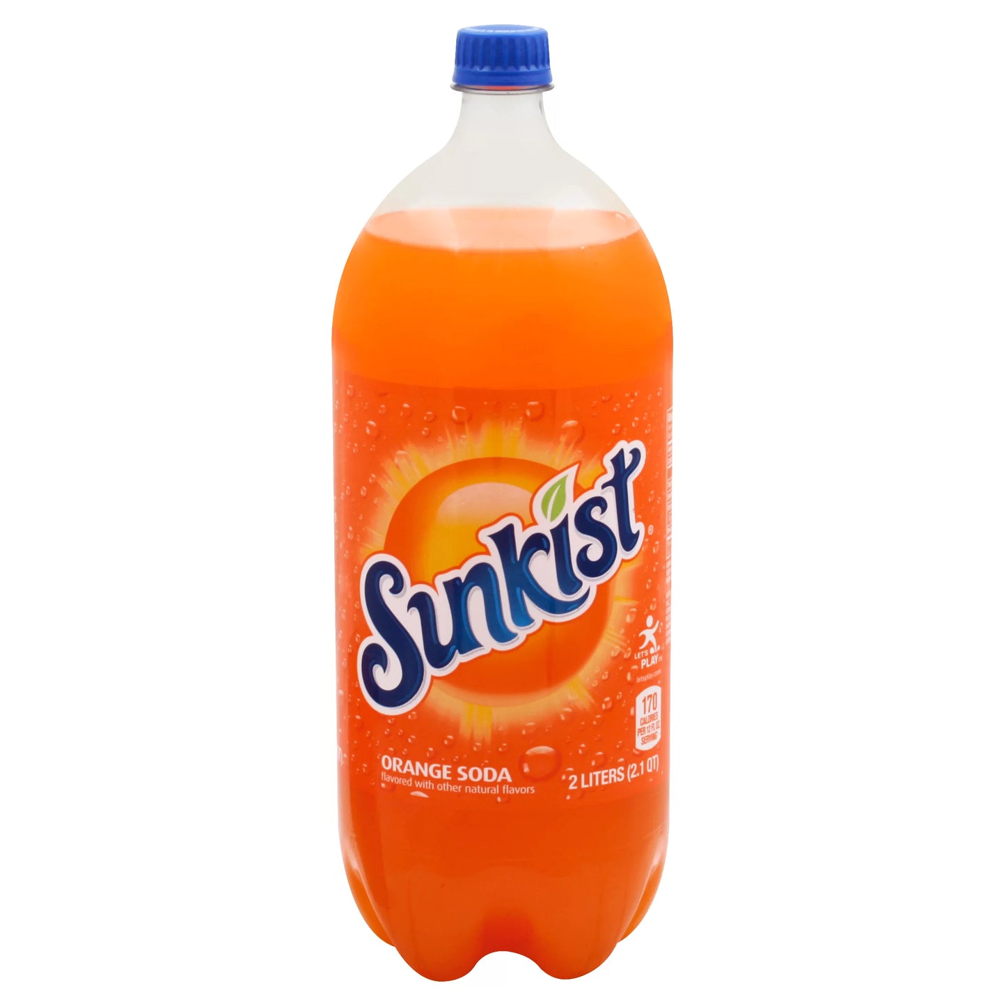 Sunkist Soda, Orange 2 liter