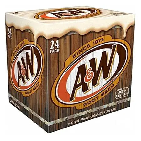 A&W Root Beer Economy Case (24 ct, 12 oz) bulk pack available from Crabtree Supply. Fast local delivery and nationwide shipping.