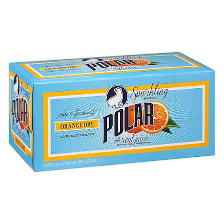 Polar Sparkling Beverage, Diet, Orange Dry 8 x 12 fl. oz. bulk pack available from Crabtree Supply. Fast local delivery and nationwide shipping.
