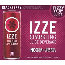 Izze Juice Beverage, Sparkling, Blackberry 6 x 8.4 fl. oz. bulk pack available from Crabtree Supply. Fast local delivery and nationwide shipping.
