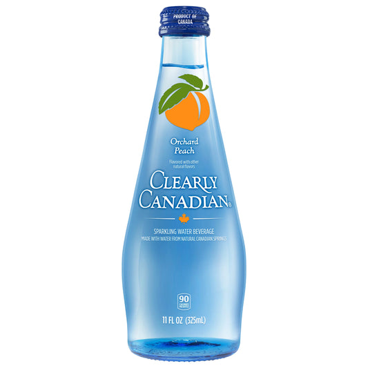 Clearly Canadian Sparkling Water Beverage, Orchard Peach 11 fl. oz. bulk pack available from Crabtree Supply. Fast local delivery and nationwide shipping.