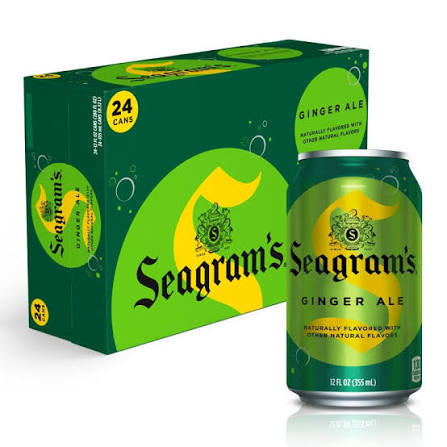 Seagram's Ginger Ale Economy Case (24 ct, 12 oz) bulk pack available from Crabtree Supply. Fast local delivery and nationwide shipping.