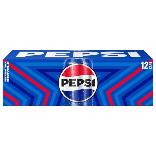 Pepsi Cola 12 x 12 fl. oz. bulk pack available from Crabtree Supply. Fast local delivery and nationwide shipping.