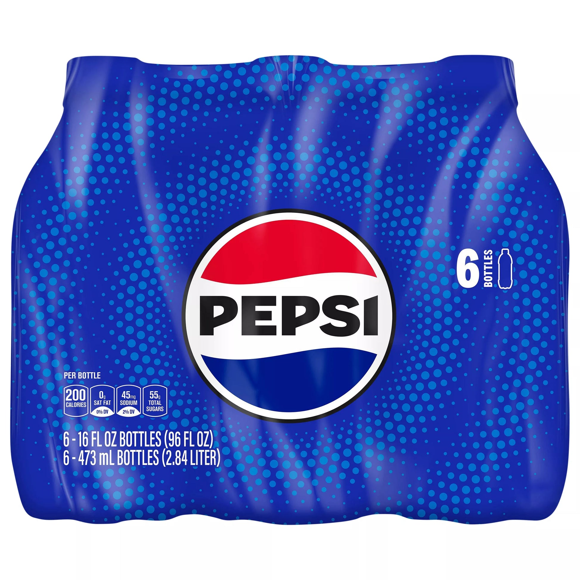 Pepsi Soda 6 x 16 fl. oz. bulk pack available from Crabtree Supply. Fast local delivery and nationwide shipping.