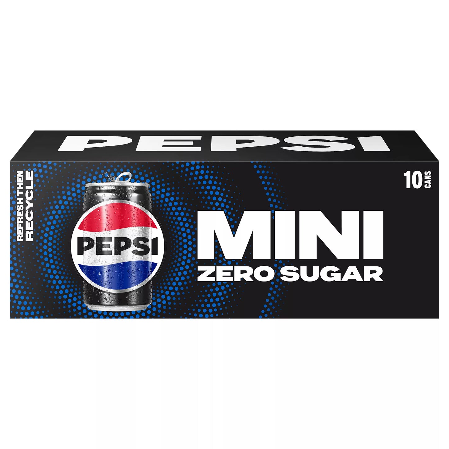 Pepsi Zero Sugar Mini Cans 10 x 7.5 fl. oz. bulk pack available from Crabtree Supply. Fast local delivery and nationwide shipping.