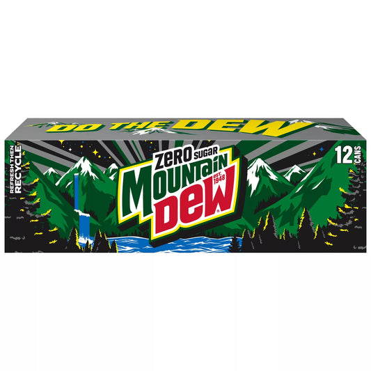 Mountain Dew Zero Sugar Citrus Soda 12 x 12 fl. oz. bulk pack available from Crabtree Supply. Fast local delivery and nationwide shipping.