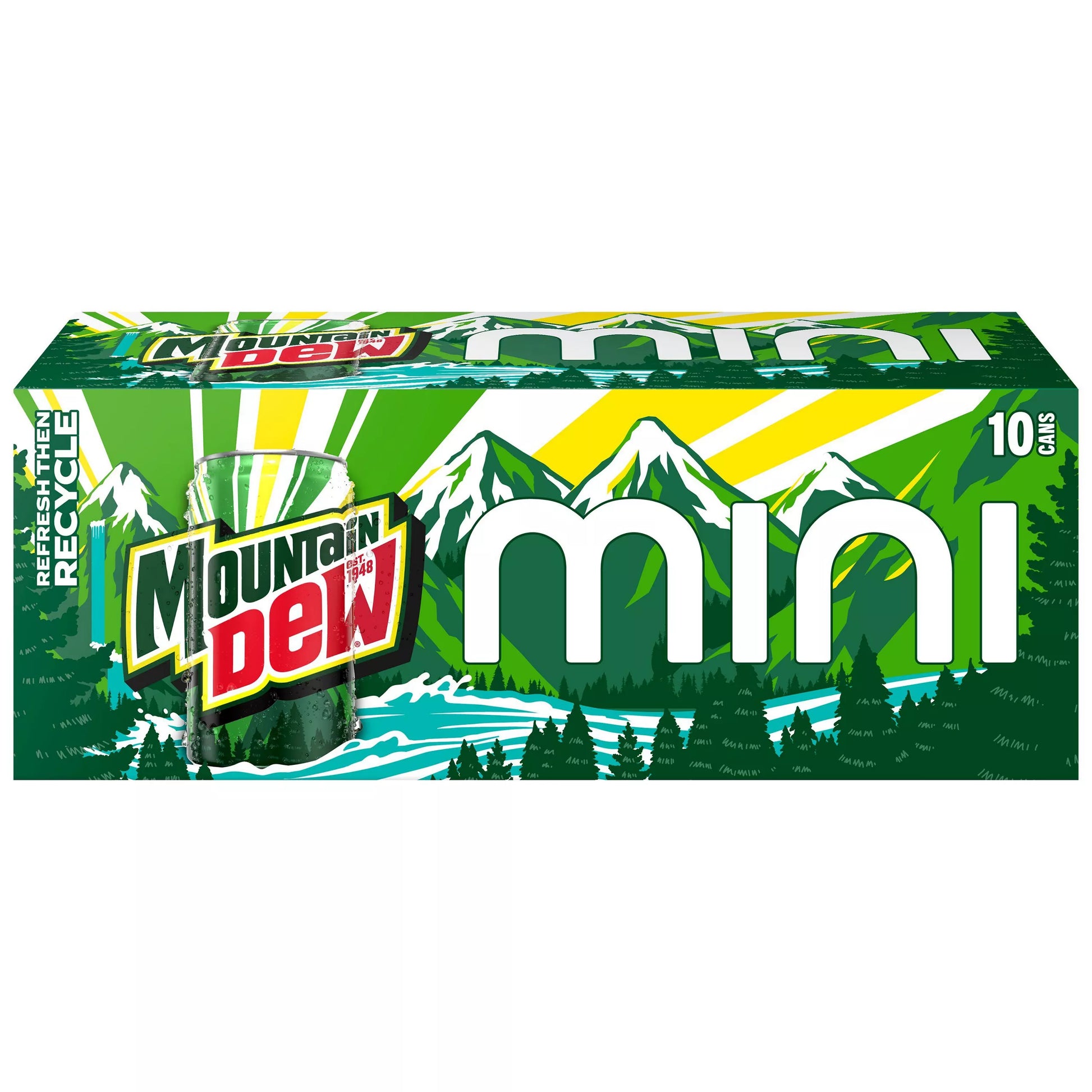 Mountain Dew Citrus Soda 10 x 7.5 fl. oz. bulk pack available from Crabtree Supply. Fast local delivery and nationwide shipping.