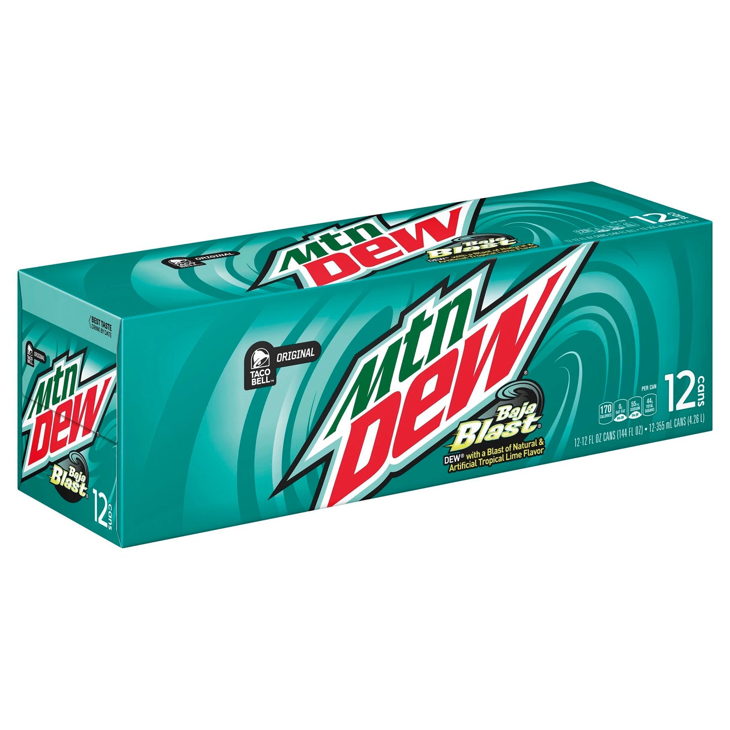 Mountain Dew Tropical Lime Flavor Soda 12 x 12 fl. oz. bulk pack available from Crabtree Supply. Fast local delivery and nationwide shipping.
