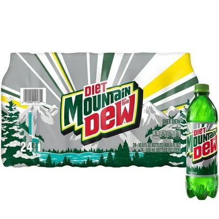 Diet Mountain Dew 16.9 fl. oz., 24 pk. bulk pack available from Crabtree Supply. Fast local delivery and nationwide shipping.