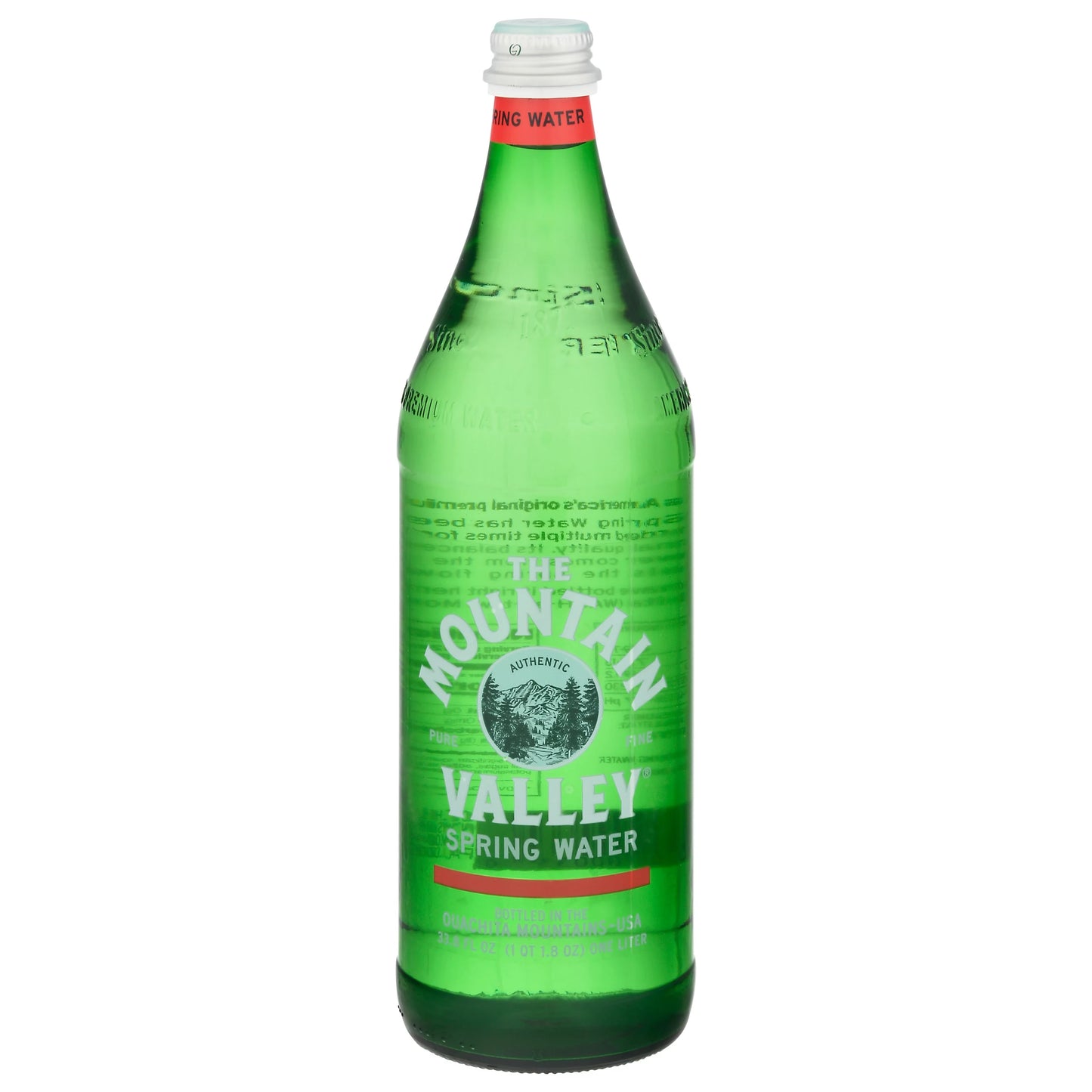 The Mountain Valley Spring Water 33.8 fl. oz. bottle