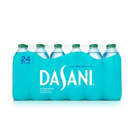 Dasani Purified Water, case of 24 x 16.9 fl. oz. bottles