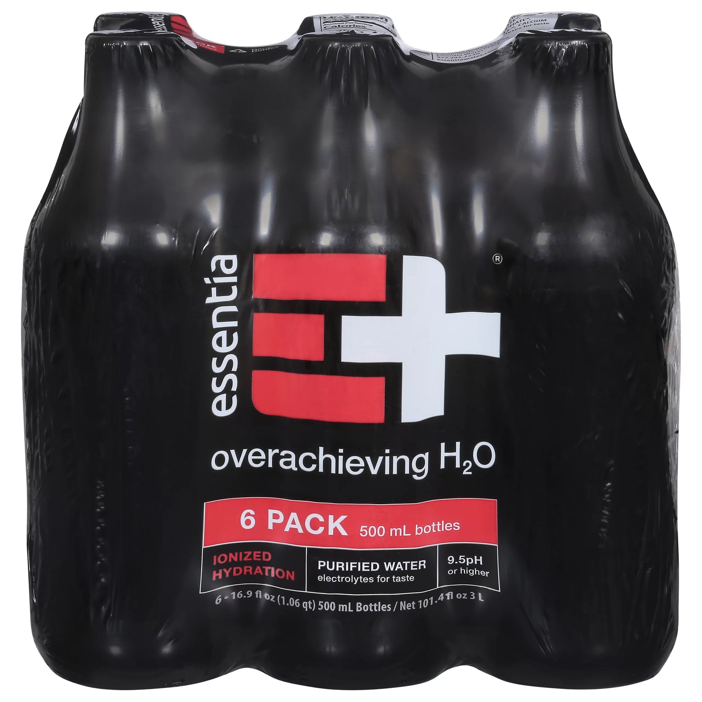 Essentia Purified Water Ionized Hydration, 6 pack of 16.9 fl. oz. bottles