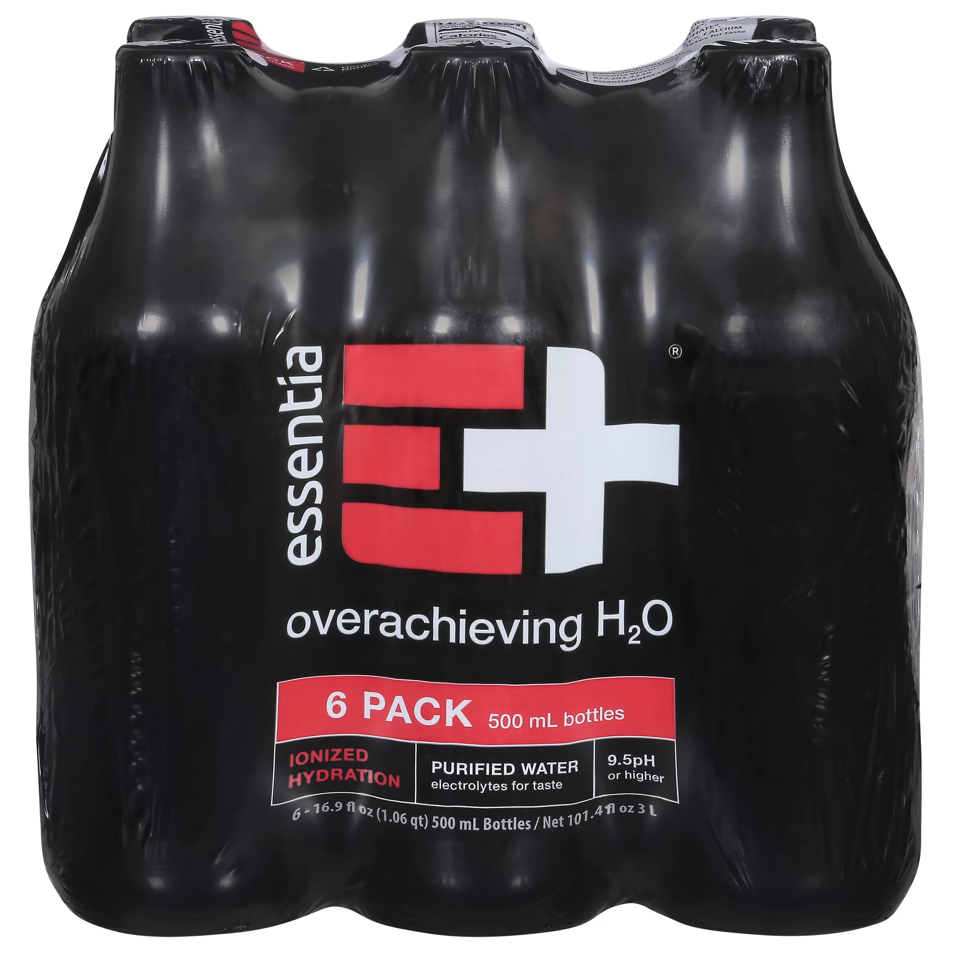 Essentia Purified Water Ionized Hydration, 6 pack of 16.9 fl. oz. bottles