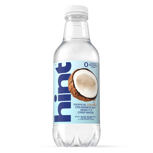Hint Coconut Bottled Water 16 fl. oz. single bottle