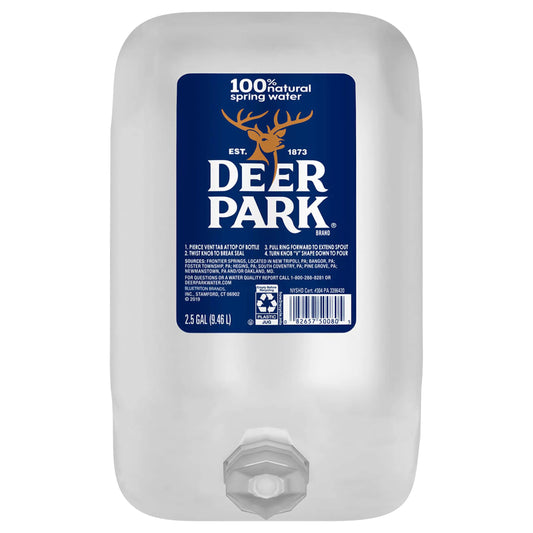 Deer Park 100% Natural Spring Water 2.5 gallon jug