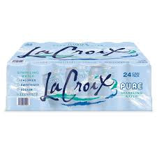 LaCroix Pure Sparkling Water, 24 pack of 12 fl. oz. cans