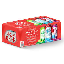 Not Beer Sparkling Water Variety Pack, 18 pack of 16 fl. oz. cans