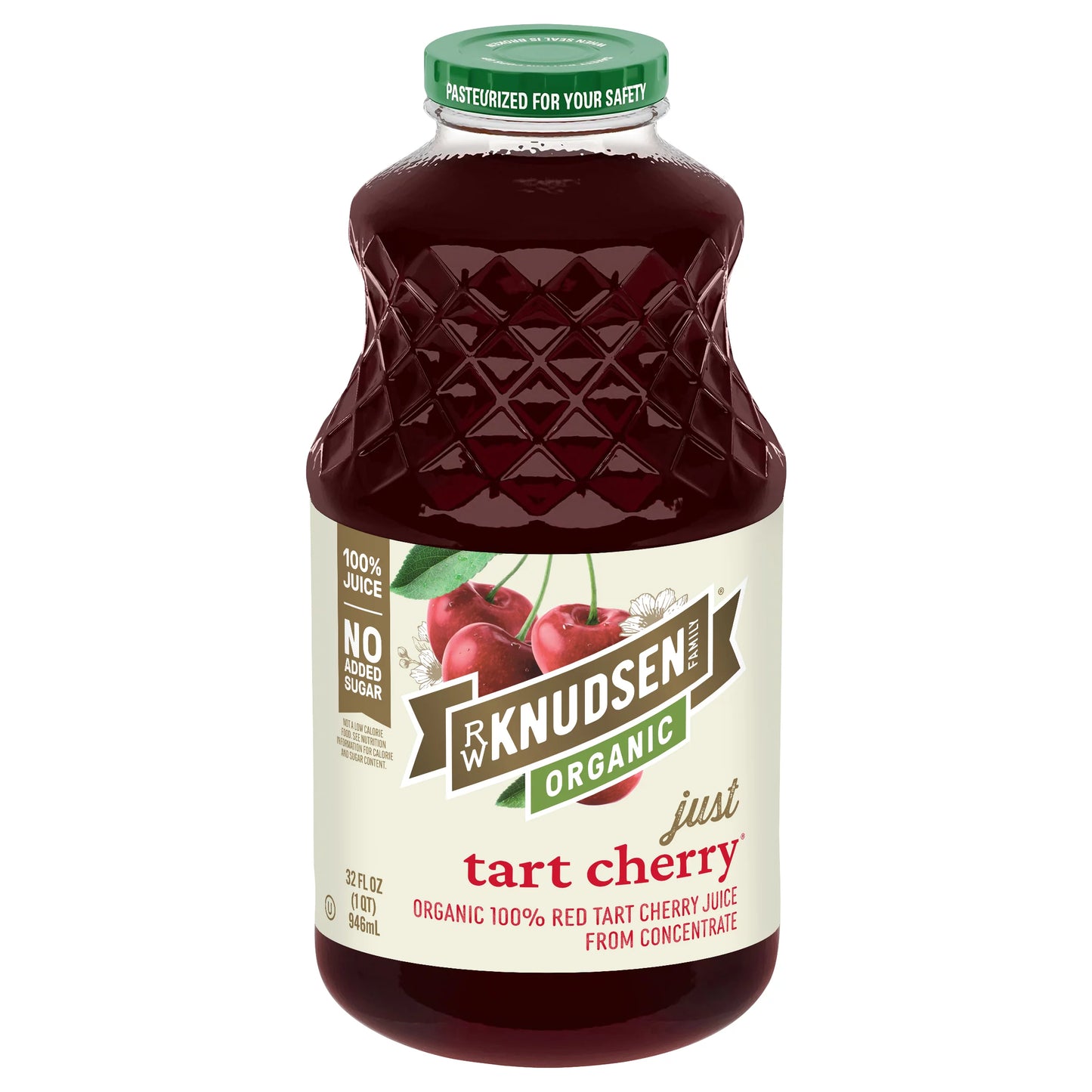 R.W. Knudsen Organic Just Tart Cherry Juice, 32 fl. oz. bottle