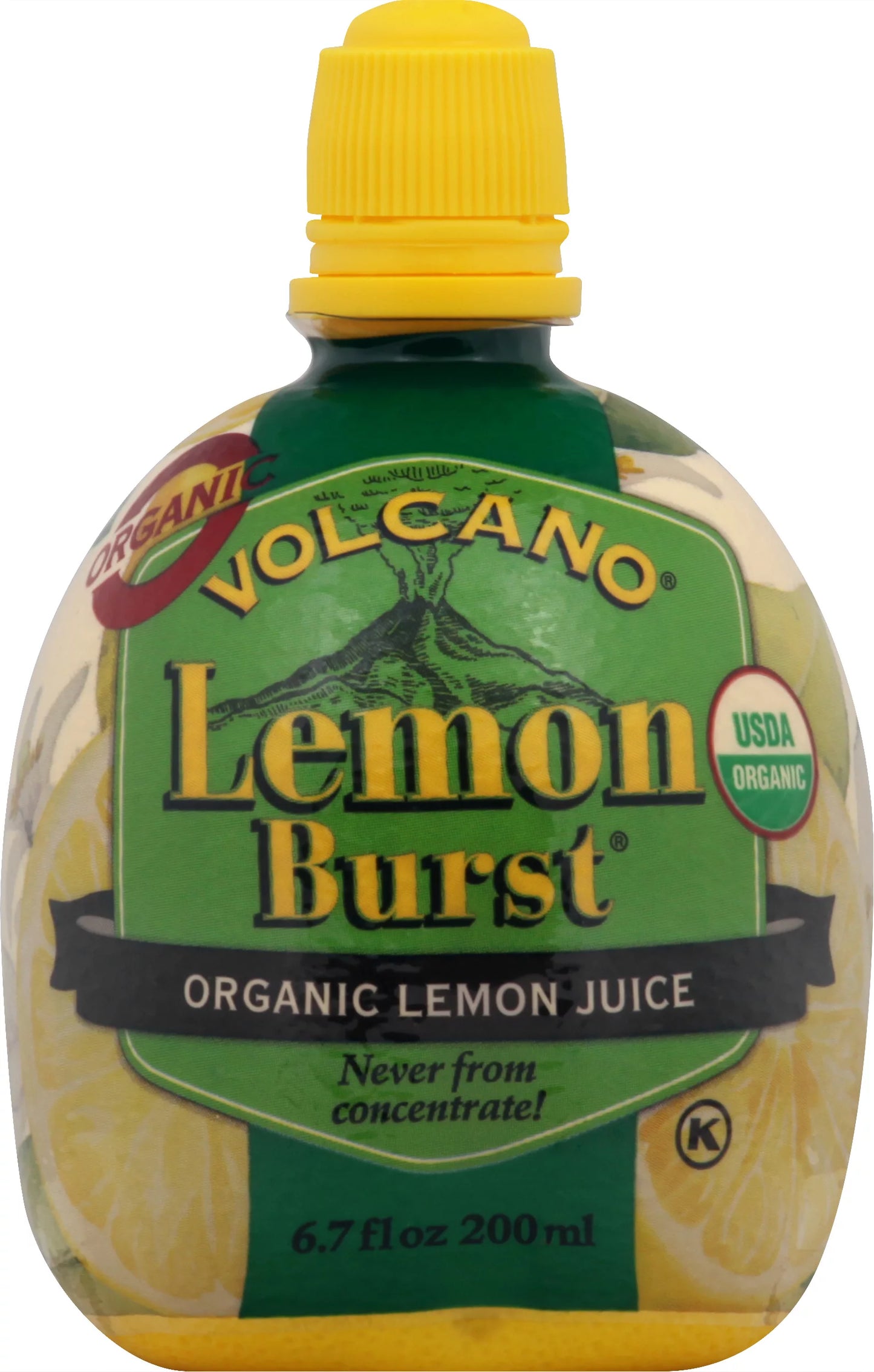Volcano Juice, Organic, Lemon Burst, 6.7 fl. oz. bottle