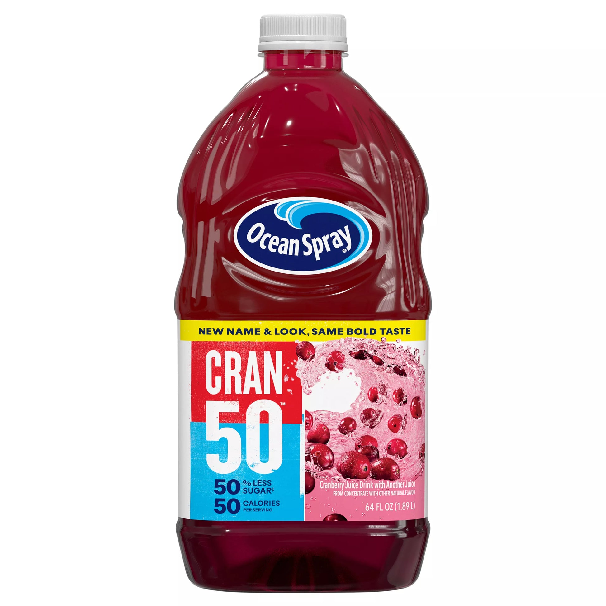 Ocean Spray Juice, Cran 50, 64 fl. oz. bottle