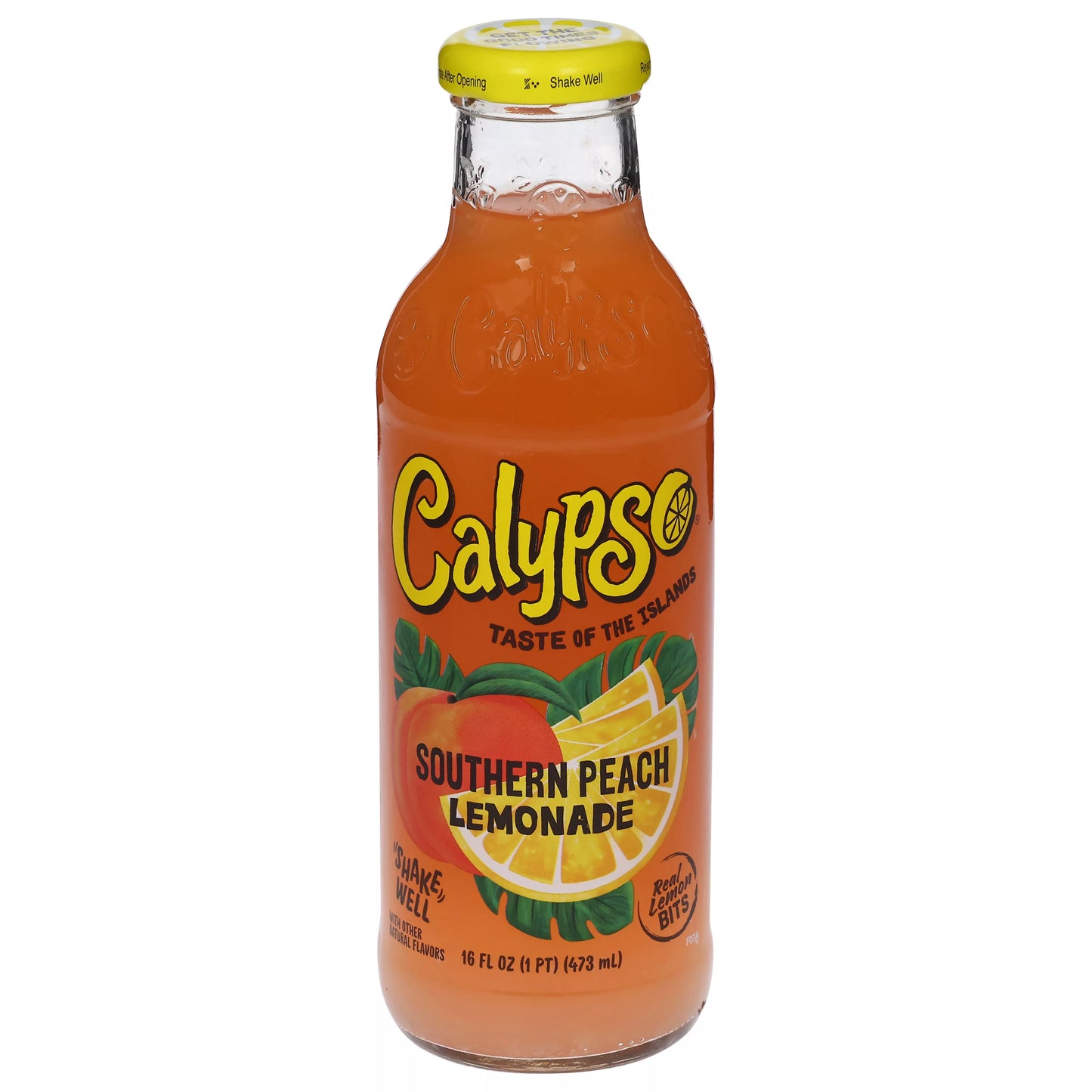 Calypso Lemonade, Southern Peach 16 fl. oz. bottle