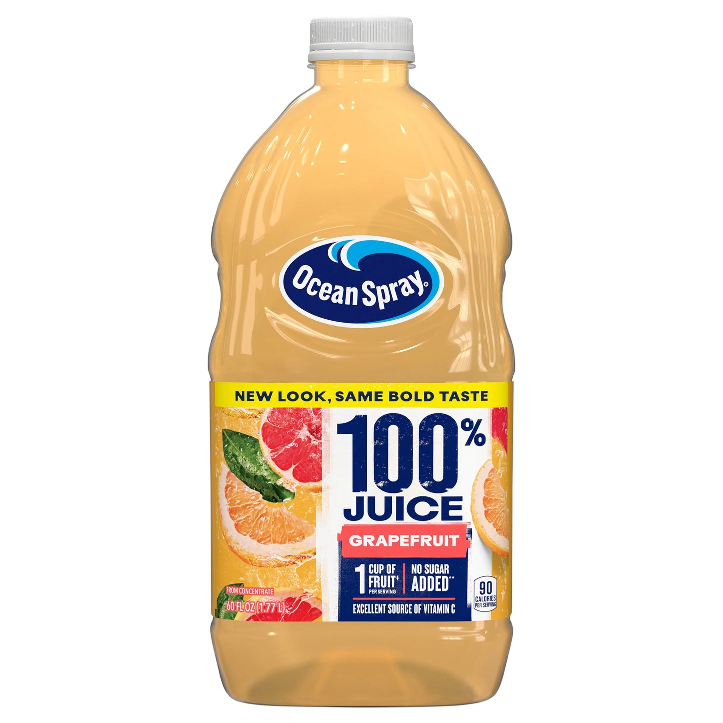 Ocean Spray 100% Juice, Grapefruit, 60 fl. oz. bottle