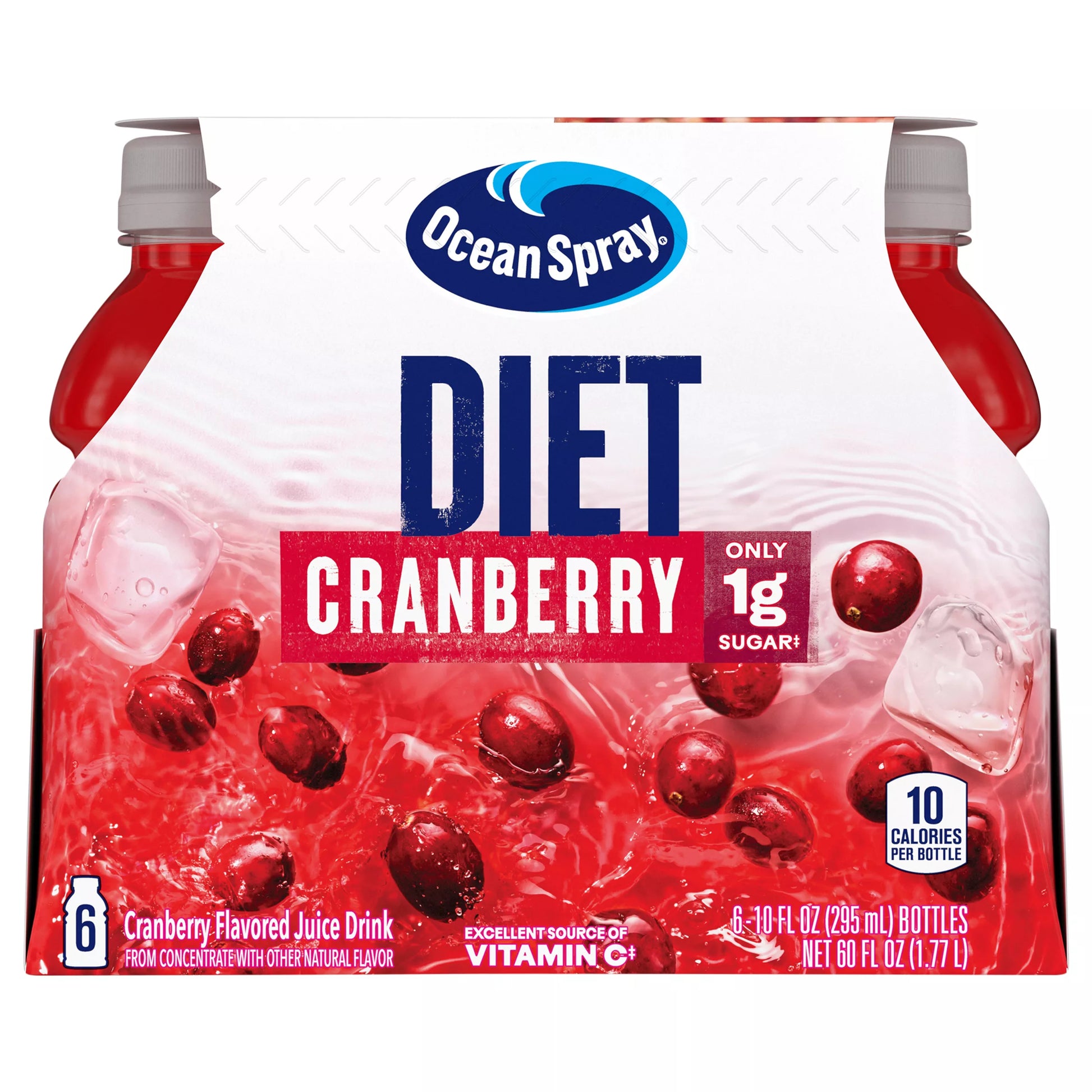 Ocean Spray Juice Drink, Cranberry Flavored, Diet, 60 fl. oz. bottle