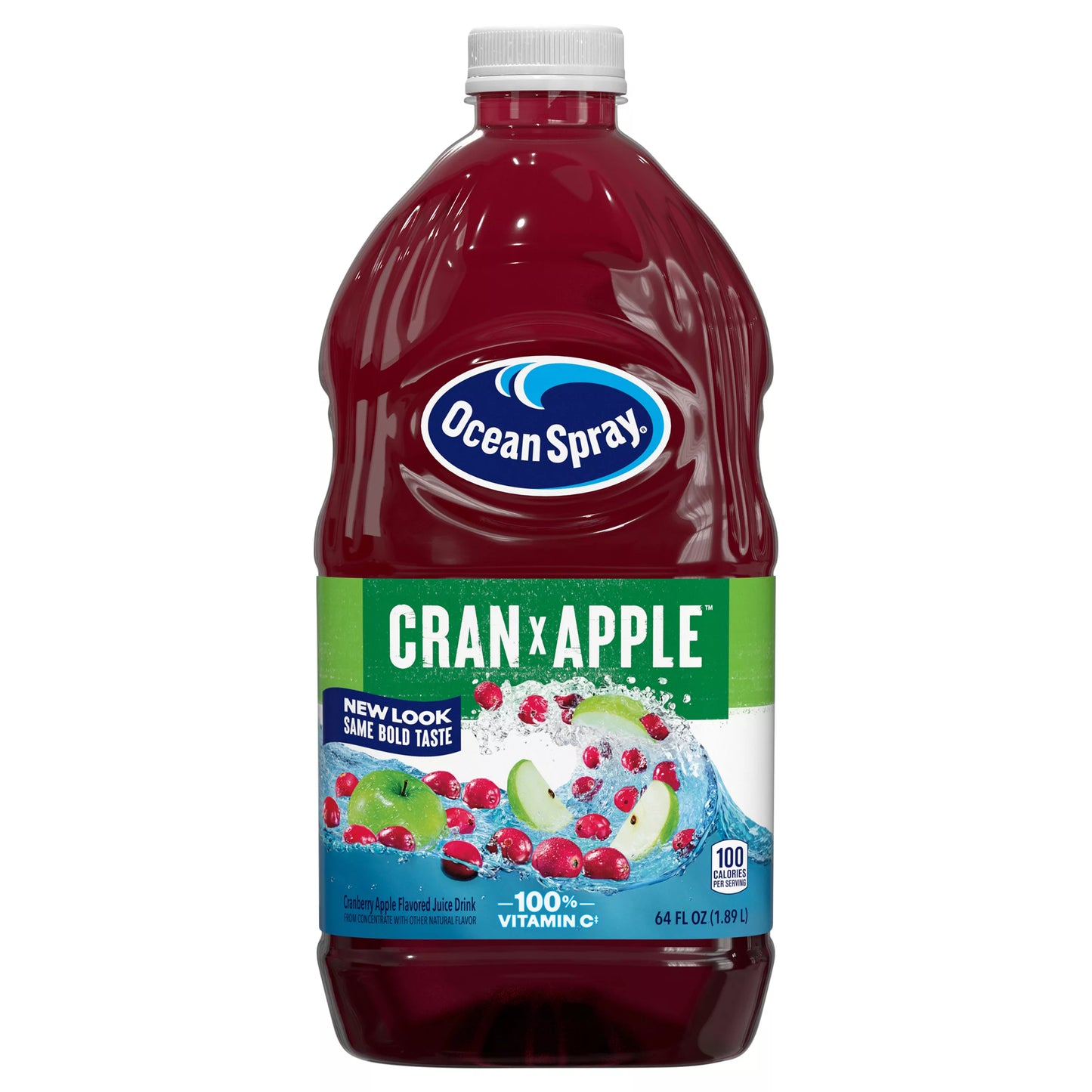 Ocean Spray Juice Drink, Cranberry Apple Flavored, 64 fl. oz. bottle