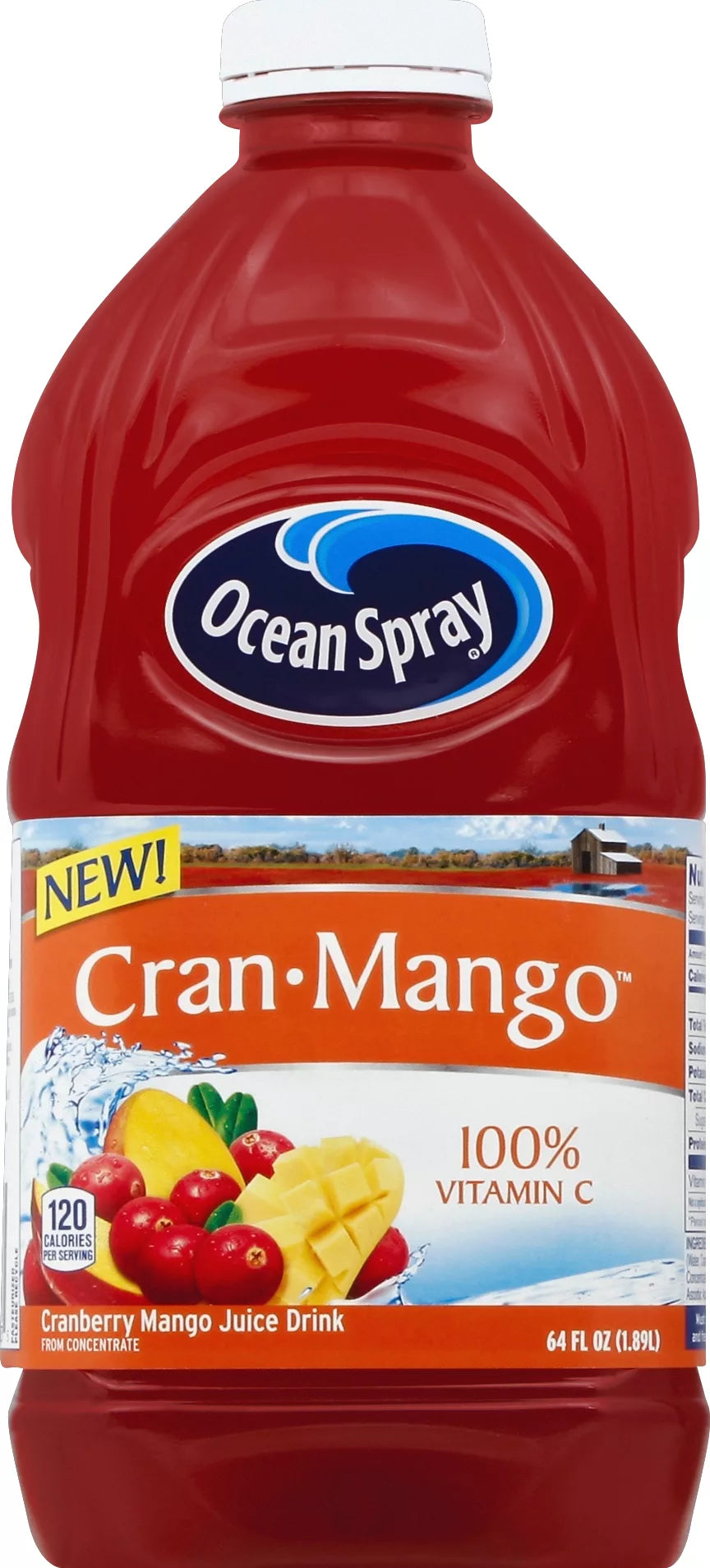 Ocean Spray Juice Drink, Cran-Mango, 64 fl. oz. bottle