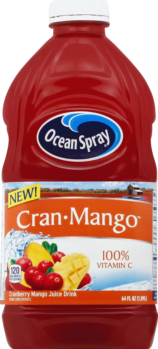 Ocean Spray Juice Drink, Cran-Mango, 64 fl. oz. bottle
