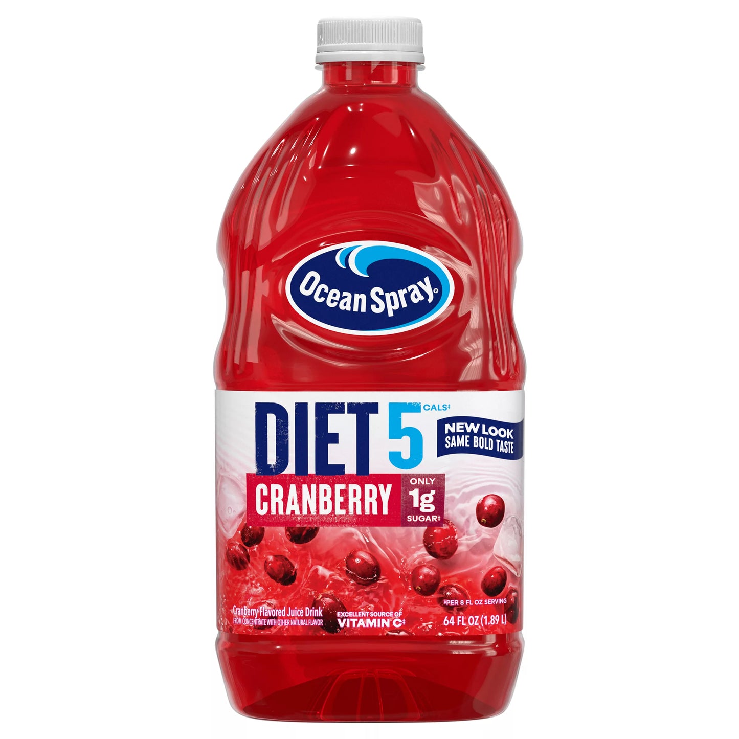 Ocean Spray Juice, Cranberry, Diet 5 Cals, 64 fl. oz. bottle