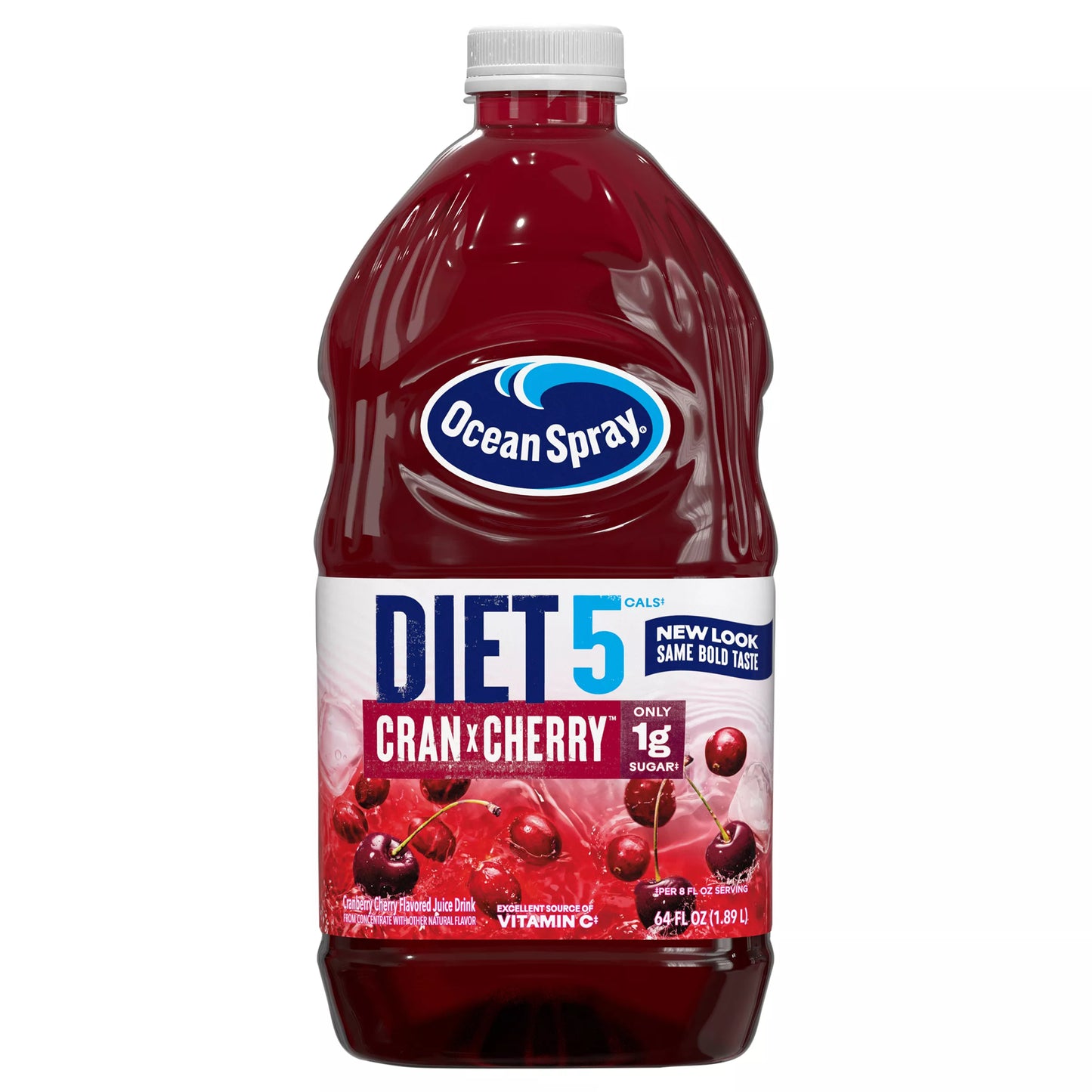 Ocean Spray Juice, Cran x Cherry, Diet 5 Cals, 64 fl. oz. bottle