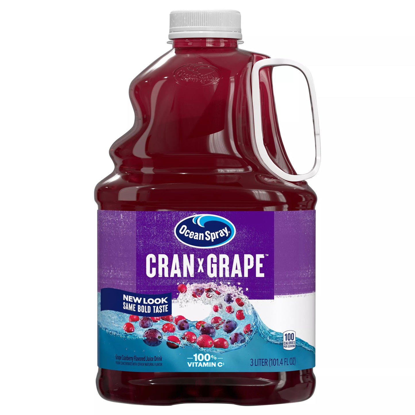 Ocean Spray Juice Drink, Grape Cranberry Flavored, 101.4 fl. oz. bottle
