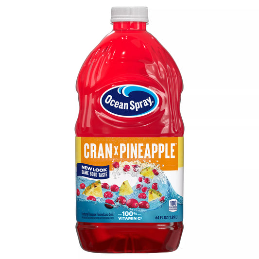 Ocean Spray Juice, Cran x Pineapple, 64 fl. oz. bottle