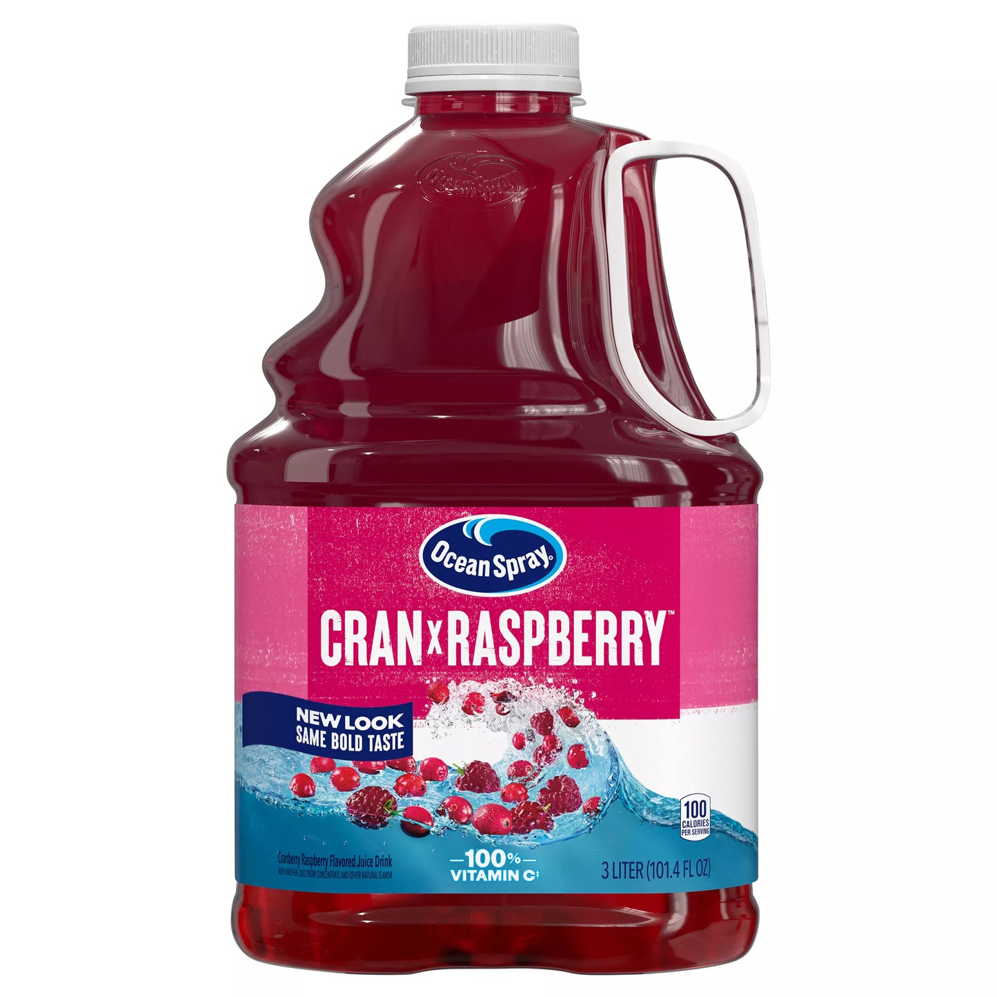 Ocean Spray Juice Drink, Cranberry Raspberry Flavored, 101.4 fl. oz. bottle