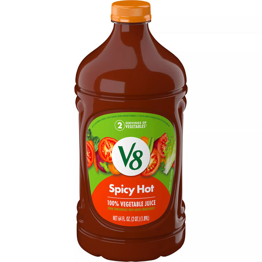 V8 Spicy Hot 100% Vegetable Juice, 64 fl. oz.